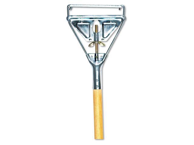 Boardwalk Quick Change Metal Head Mop Handle for No 20 & Up Heads 54in Wood