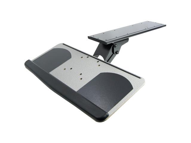 VIVO Adjustable Computer Keyboard & Mouse Platform Tray Under Table Desk Mount (MOUNT-KB01)