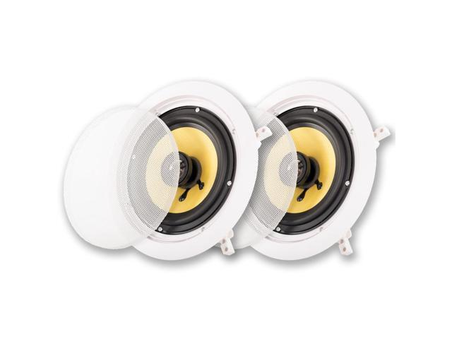 Acoustic Audio HD-6 In Ceiling 65' Speakers Home Theater Surround Sound Pair