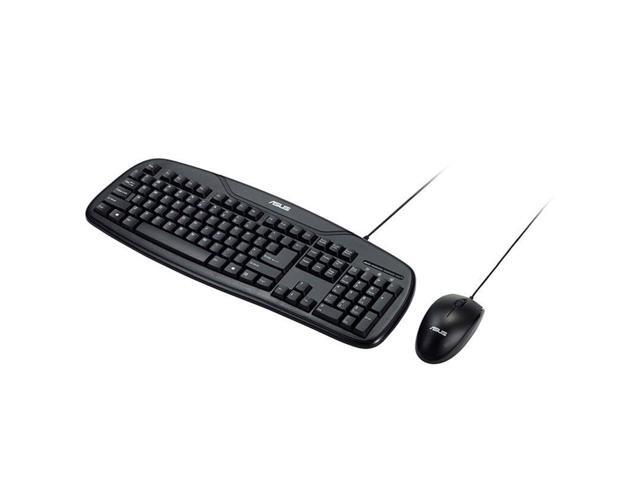 ASUS KM-95 PRO USB Wired High-key Prevent Splashing Keyboard + Ergonomic 1000DPI Optical Mouse Set Keyboard Cable Length: 15m Mouse Cable