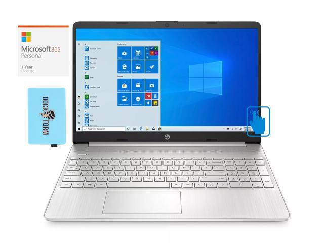 HP 15-dy2021nr-Plus Home & Business Laptop (Intel i5-1135G7 4-Core 32GB RAM 512GB PCIe SSD Intel Iris Xe 156' Touch HD (1366x768)