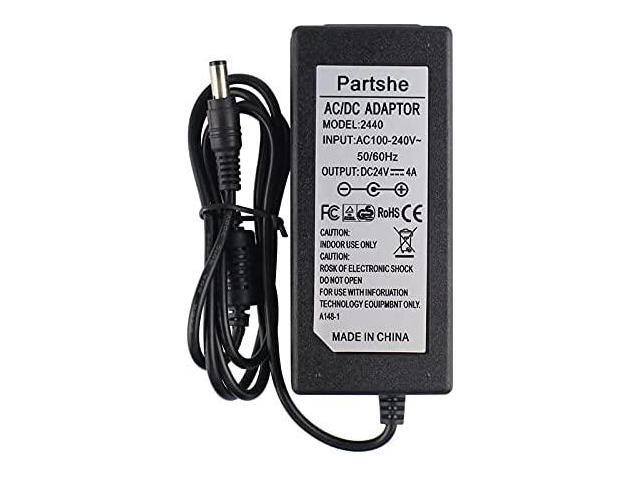 NeweggBusiness - Zebra Thermal Label Adapter, 24v, 4a, ac/dc