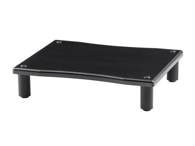 Monoprice Monolith Amplifier/Component Stand XL - Black Open Air Design Scratch-Resistant Hold Up to 200lbs Perfect Way to Organize AV Components