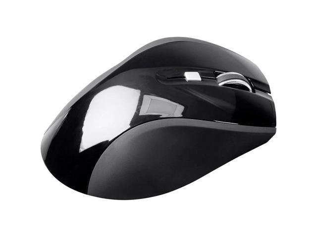 Monoprice Select Wireless Ergonomic Mouse - Black - Ideal For Work Home Office Computers - Workstream Collection