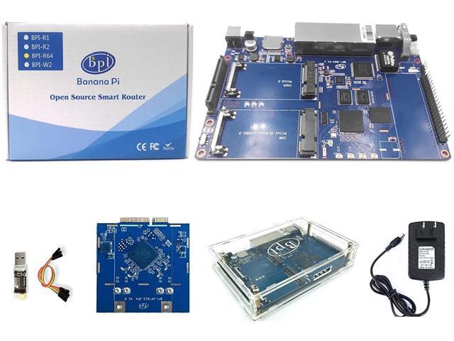 youyeetoo Banana PI BPI R64 Router Development Board KIT with Chip MediaTek MT7622 for IOT Smart Home Control gatewa and NAS Server