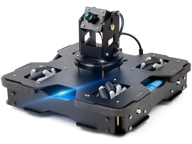 Yahboom Raspberry Pi 4B AI Robot Kit 3-DOF Camera with Mecanum Wheel Omnidirectional Kit for Teens and Adults Visual Autopilot Object Recognition