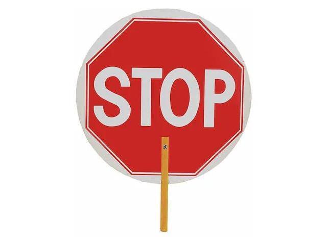 【レア】 新品Nos South サイン NeweggBusiness - ZORO SELECT ST-SL Paddle Sign,18 In. W,Stop