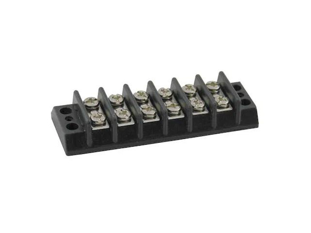 NeweggBusiness - ZORO SELECT 6ZEH0 Terminal Strip, 6 Pole, 2 Row