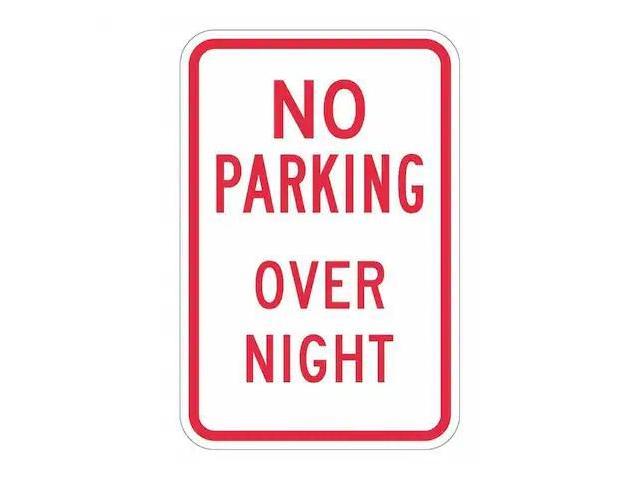NeweggBusiness - LYLE T1-3018-HI_12x18 No Overnight Parking