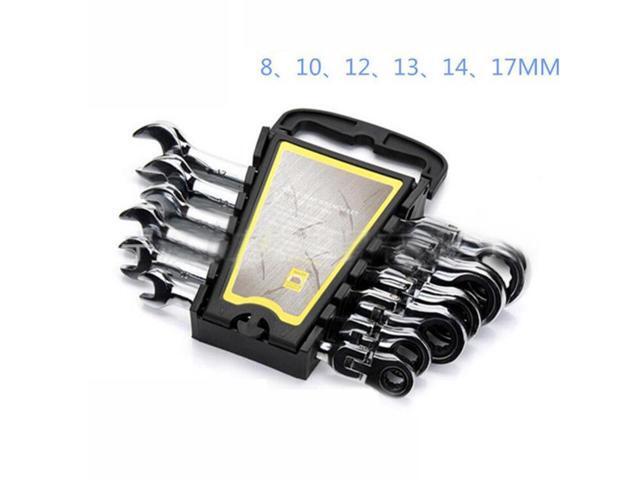 81012131417mm Ratchet Metric Wrench Tool Set Hand Tools for Car Repair Wrenches Spanner A Set of Key