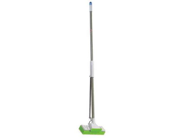 Quickie Screw On Sponge Wet Mop Head and Handle Green 48' Handle Length 45HPM