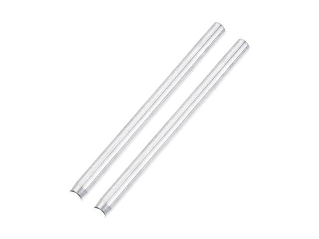 Half-Round Shaped Leather Cutter Punch 5mm Strap End Punch Tool for Crafting Strap Belt Wallet and Bag 2pcs