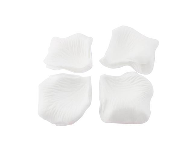 Unique BargainsWedding Party Bridal Table Cotton Blend Flower Petal Decorations White 100pcs