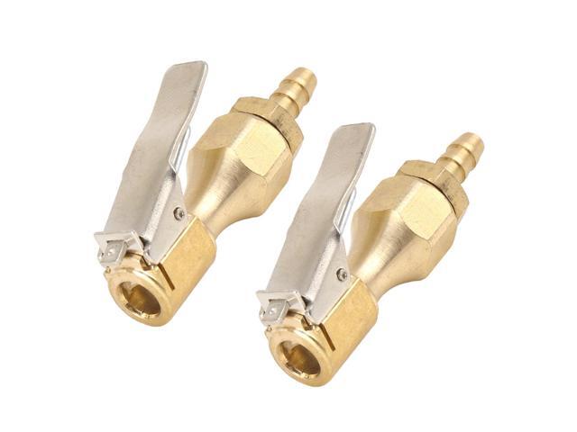 65mm Locking on Tire Chuck Clip Air Inflator Compressor Pump Adapter Connect Accessories for Vehicle 2pcs