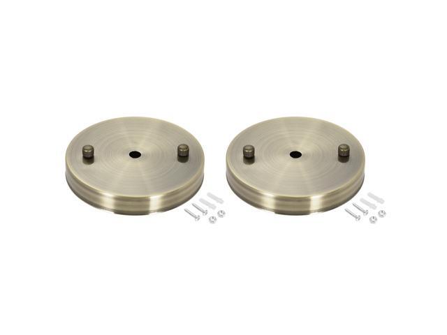 Retro Light Canopy Kit Pendant Lighting Ceiling Plate 120mm 47Inch Bronze 2Pcs