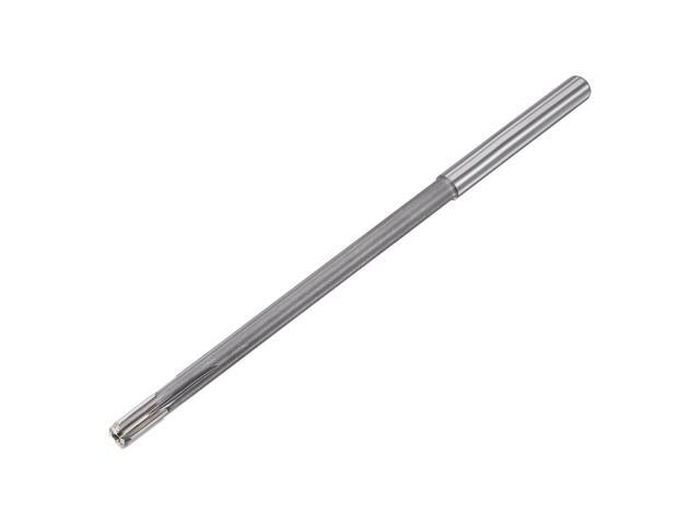 8mm Chucking Reamer High Speed Steel Carbide Tip H7 8' (200mm) Length Lathe Machine Reamer Straight Flute Milling Tool for Metal Copper