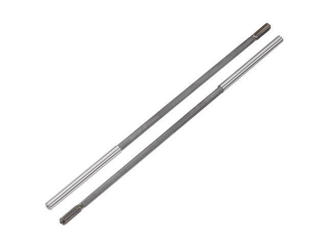 5mm Chucking Reamer High Speed Steel Carbide Tip H7 8' (200mm) Length Lathe Machine Reamer Straight Flute Milling Tool for Metal Copper 2pcs