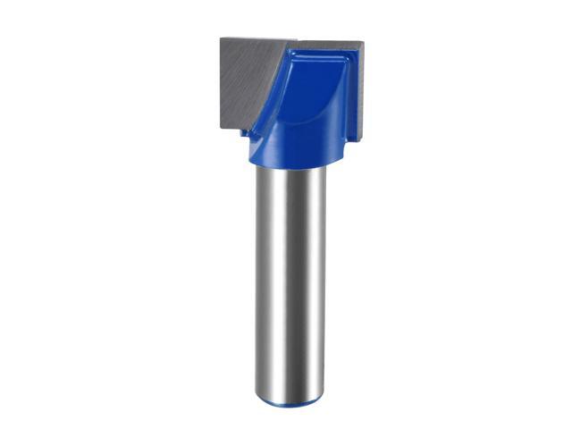 16mm Dia 8mm Shank Bottom Cleaning Router Bit 2 Flutes Carbide Tipped Cutter Uncoated for Woodworking