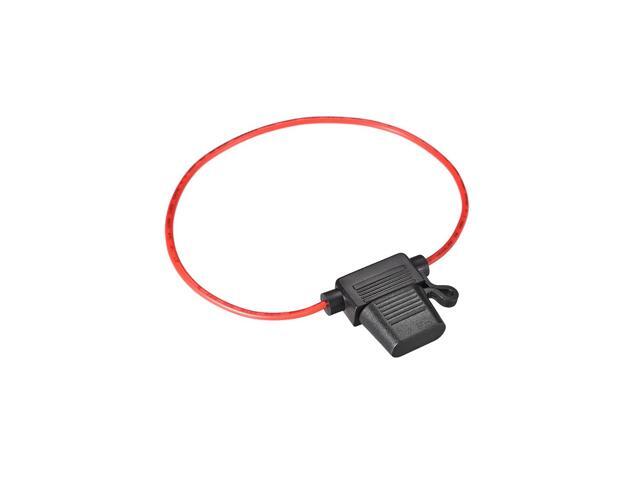 In-line 18AWG Waterproof Fuse Holder Black for ATC/ATO Fuse