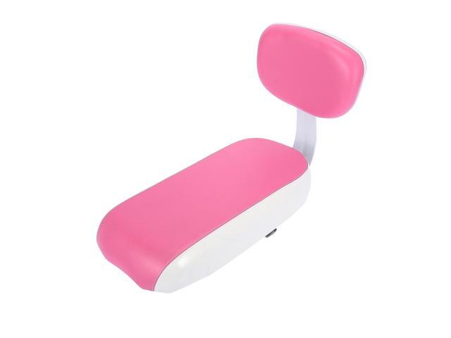 Universal Manned Adult Bicycle Bike Rear Seat Cushion with Back Rest Pink
