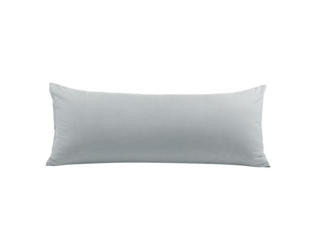 Body Pillow Pillowcase Light Grey Pillowcase Brushed Microfiber Body Pillow Cover Wrinkle Fade Stain Resistant Soft Long Pillow Cases for Body