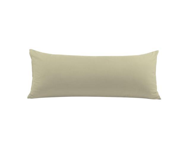 Body Pillow Pillowcase Khaki Pillowcase Brushed Microfiber Body Pillow Cover Wrinkle Fade Stain Resistant Soft Long Pillow Cases for Body