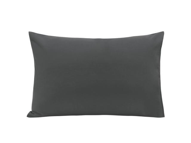Body Pillow Case Luxury 1800 Microfiber Grey Pillowcases No Zipper Soft Full Body Pillow Covers for Long Pillows 17' x 25'