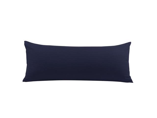 Body Pillow Pillowcase Navy Blue Pillowcase Brushed Microfiber Body Pillow Cover Wrinkle Fade Stain Resistant Soft Long Pillow Cases for Body