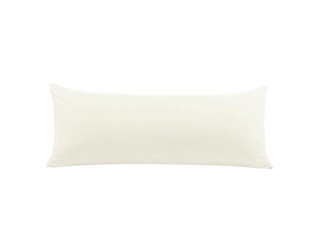 Body Pillow Pillowcase Beige Pillowcase Brushed Microfiber Body Pillow Cover Wrinkle Fade Stain Resistant Soft Long Pillow Cases for Body