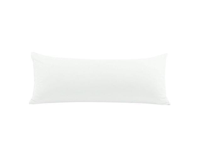 Body Pillow Pillowcase White Pillowcase Brushed Microfiber Body Pillow Cover Wrinkle Fade Stain Resistant Soft Long Pillow Cases for Body