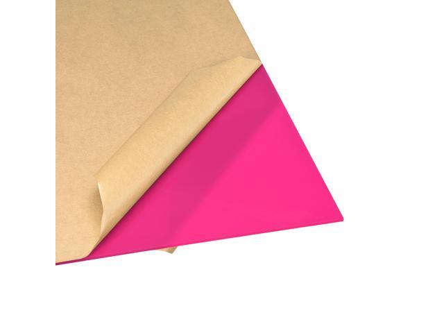 Pink Cast Acrylic Sheet12' x 24'3mm Thick Plastic PMMA Acrylic Board for Signs Display Projects Craft