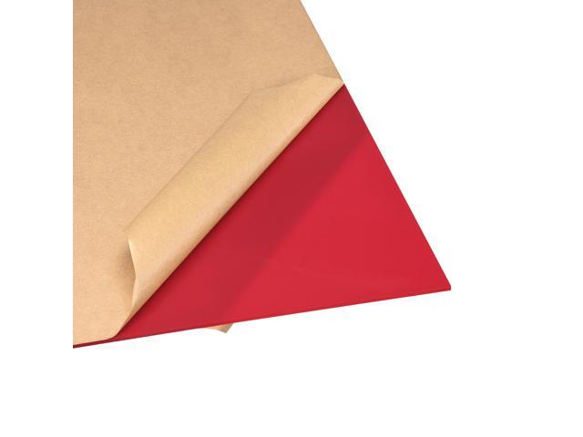 Red Cast Acrylic Sheet12' x 24'3mm Thick Plastic PMMA Acrylic Board for Signs Display Projects Craft