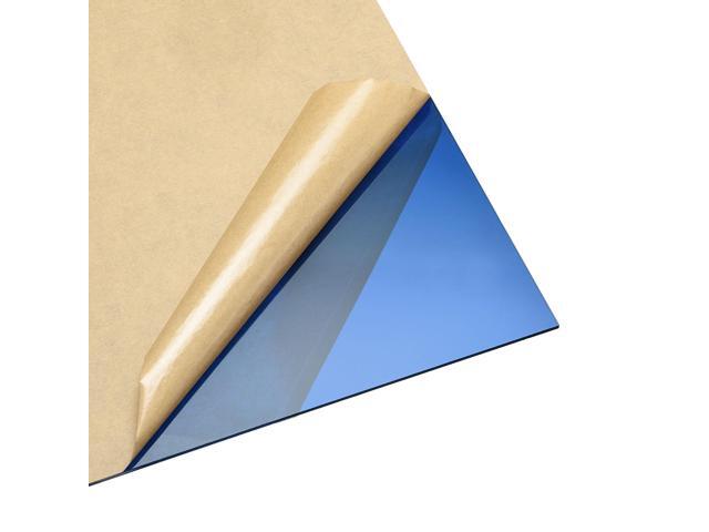 Blue Clear Cast Acrylic Sheet12' x 12'3mm Thick Plastic PMMA Acrylic Board for Signs Display Projects Craft