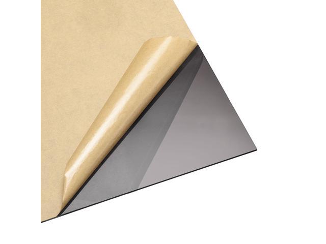 2pcs Black Clear Cast Acrylic Sheet12' x 12'3mm Thick Plastic PMMA Acrylic Board for Signs Display Projects Craft