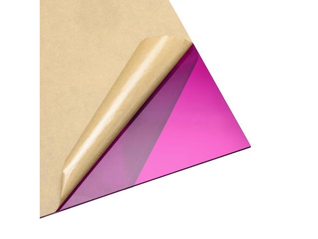 Purple Clear Cast Acrylic Sheet12' x 12'3mm Thick Plastic PMMA Acrylic Board for Signs Display Projects Craft