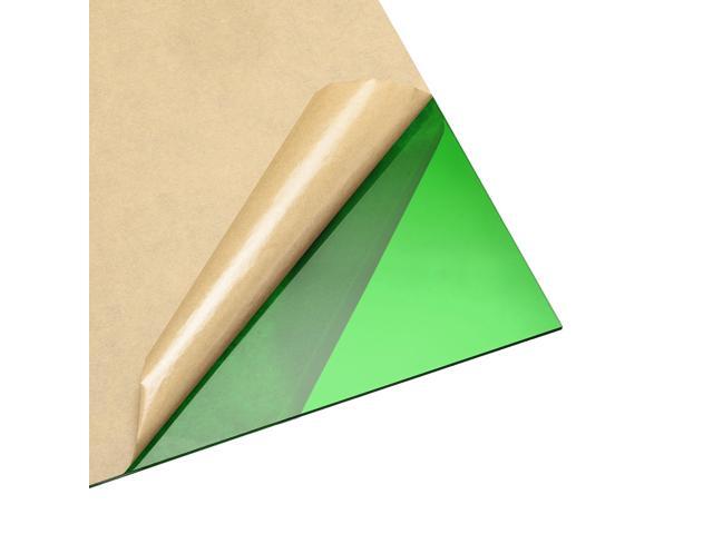 2pcs Dark Green Clear Cast Acrylic Sheet12' x 12'3mm Thick Plastic PMMA Acrylic Board for Signs Display Projects Craft