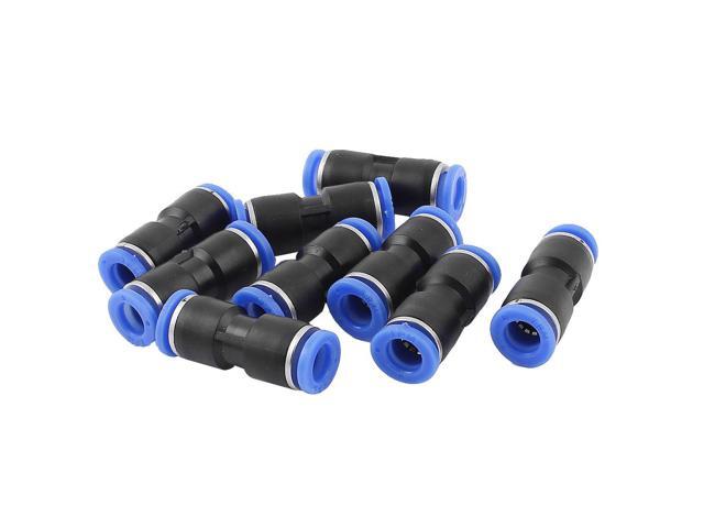 9pcs 8mm to 8mm Straight Push in Air Pneumatic Quick Fitting Coupler