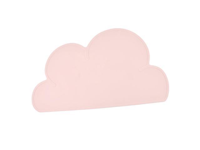 Unique Bargains Silicone Slip Resistant Tiny Portable Table Diner Placemat Place Meal Mat Pink