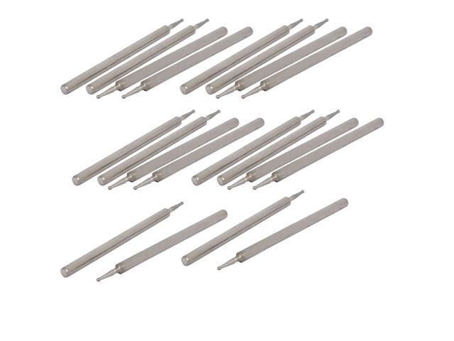 235mm Shank 08mm Dia Diamond Head Ball Shaped Grinding Mounted Point Bit 20pcs