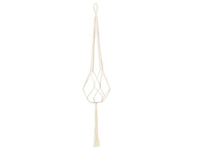 Macrame Plant Hanger Flower Pot Holder DIY Indoor Outdoor Hanging Rope Basket Retro Vintage-Inspired 472 Inch Length