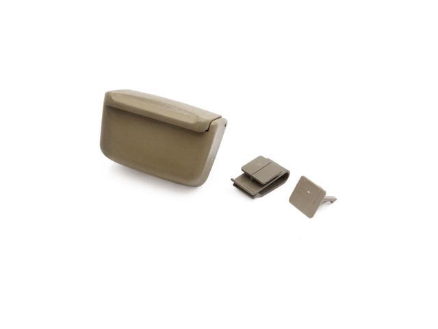 Beige Car Air Vent Mouting Blue Light Portable Cigarette Ashtray Holder Cup