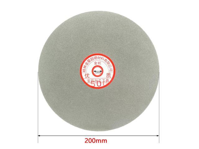200mm 8-inch Grit 500 Diamond Coated Flat Lap Disk Wheel Grinding Sanding Disc