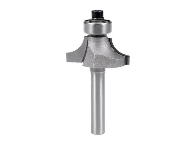 Router Bit 1/4 Shank 5/8 Inch Cutting Dia Round Over Corner 2 Flutes Tungsten Steel for Woodworking Milling Cutter Tool