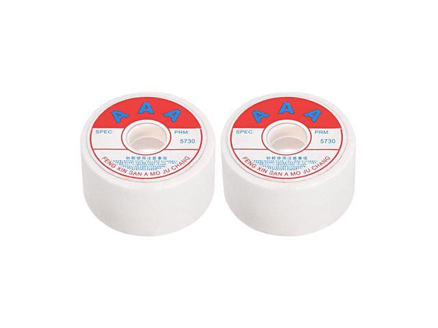3-Inch Grinding Wheel 80 Grits White Aluminum Oxide Cup Abrasive Wheels Pack of 2