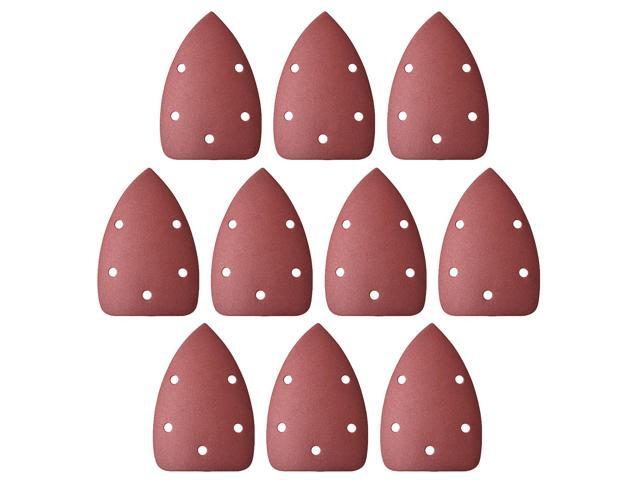 Triangle Detail Sander Sandpaper Sanding Paper5 Hole 240 Grits 10pcs