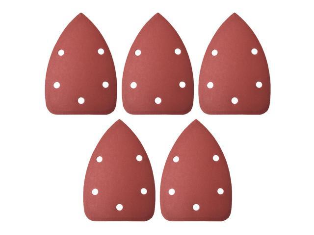 Triangle Detail Sander Sandpaper Sanding Paper5 Hole 600 Grits 5pcs