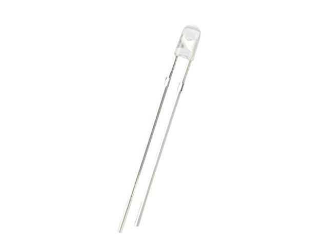 50pcs 3mm 850nm Infrared Emitter Diode DC 15V LED IR Emitter Light Emitting Diodes Clear Round Head for Arduino