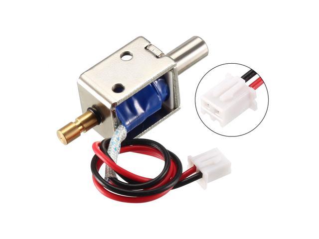 Electronic Magnetic Solenoid Lock Tongue Automatic Door Drawer Lock Force DC12V 