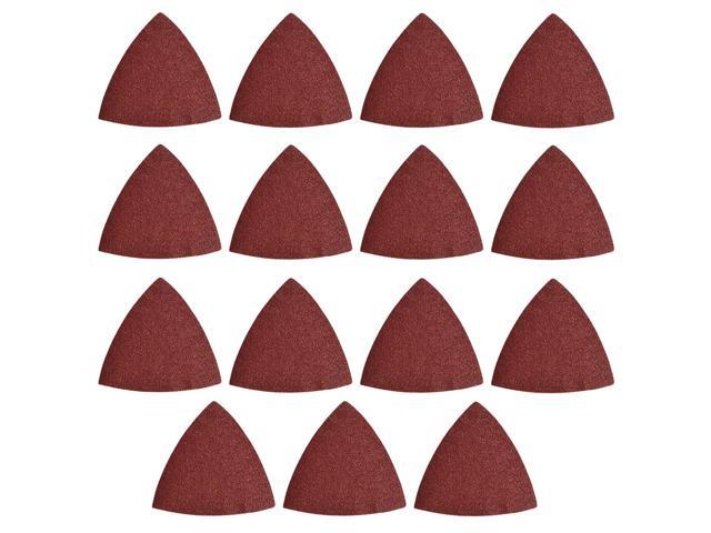 Triangle Detail Sander Sandpaper Pads 100 Grits3-1/8 Inch Sanding Sheets15pcs
