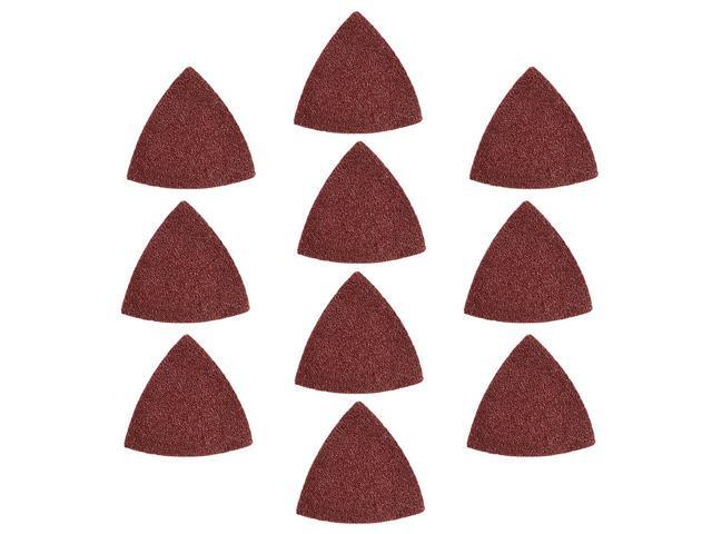 Triangle Detail Sander Sandpaper Pads 40 Grits3-1/8 Inch Sanding Sheets10pcs